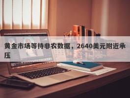 黄金市场等待非农数据，2640美元附近承压