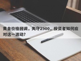 黄金价格回调，失守2900，投资者如何应对这一波动？