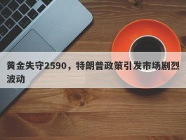 黄金失守2590，特朗普政策引发市场剧烈波动