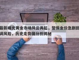 最新曝光黄金市场风云再起，警惕金价急剧回调风险，历史走势图分析揭秘