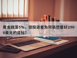 黄金回落5%，但投资者为何依然看好2900美元的目标？