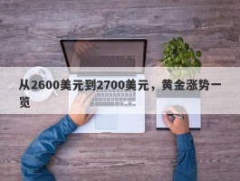 从2600美元到2700美元，黄金涨势一览