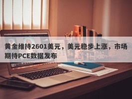 黄金维持2601美元，美元稳步上涨，市场期待PCE数据发布