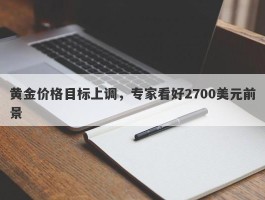 黄金价格目标上调，专家看好2700美元前景