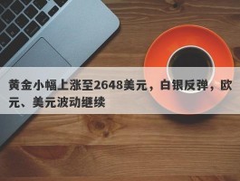 黄金小幅上涨至2648美元，白银反弹，欧元、美元波动继续