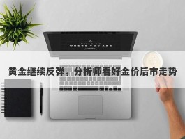 黄金继续反弹，分析师看好金价后市走势