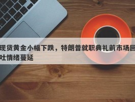 现货黄金小幅下跌，特朗普就职典礼前市场回吐情绪蔓延