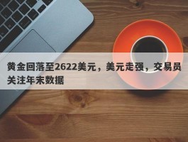 黄金回落至2622美元，美元走强，交易员关注年末数据