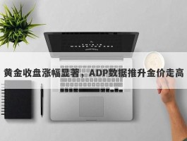 黄金收盘涨幅显著，ADP数据推升金价走高