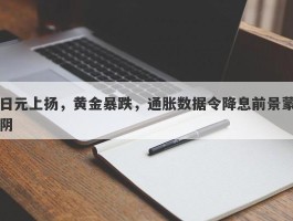 日元上扬，黄金暴跌，通胀数据令降息前景蒙阴