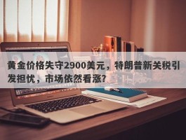 黄金价格失守2900美元，特朗普新关税引发担忧，市场依然看涨？