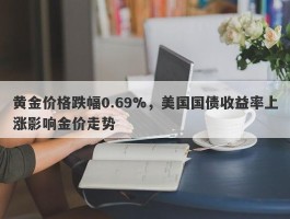 黄金价格跌幅0.69%，美国国债收益率上涨影响金价走势