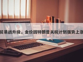 贸易战升级，金价因特朗普关税计划强势上涨