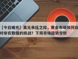 美元承压之际，黄金市场如何应对非农数据的挑战？下周市场趋势分析