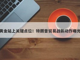 黄金站上关键点位！特朗普贸易战新动作曝光