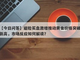 避险买盘激增推动黄金价格突破新高，市场反应如何解读？