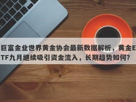 巨富金业世界黄金协会最新数据解析，黄金ETF九月继续吸引资金流入，长期趋势如何？