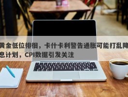 黄金低位徘徊，卡什卡利警告通胀可能打乱降息计划，CPI数据引发关注